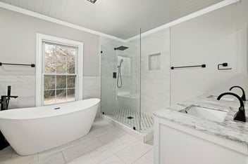 Remodeled bathroom in Athens, GA. 