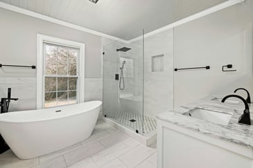 Remodeled bathroom in Athens, GA. 
